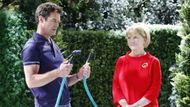Former and new General Hospital stars Tuc Watkins and Erika Slezak in an OLTL scene. | Image Source: JPI