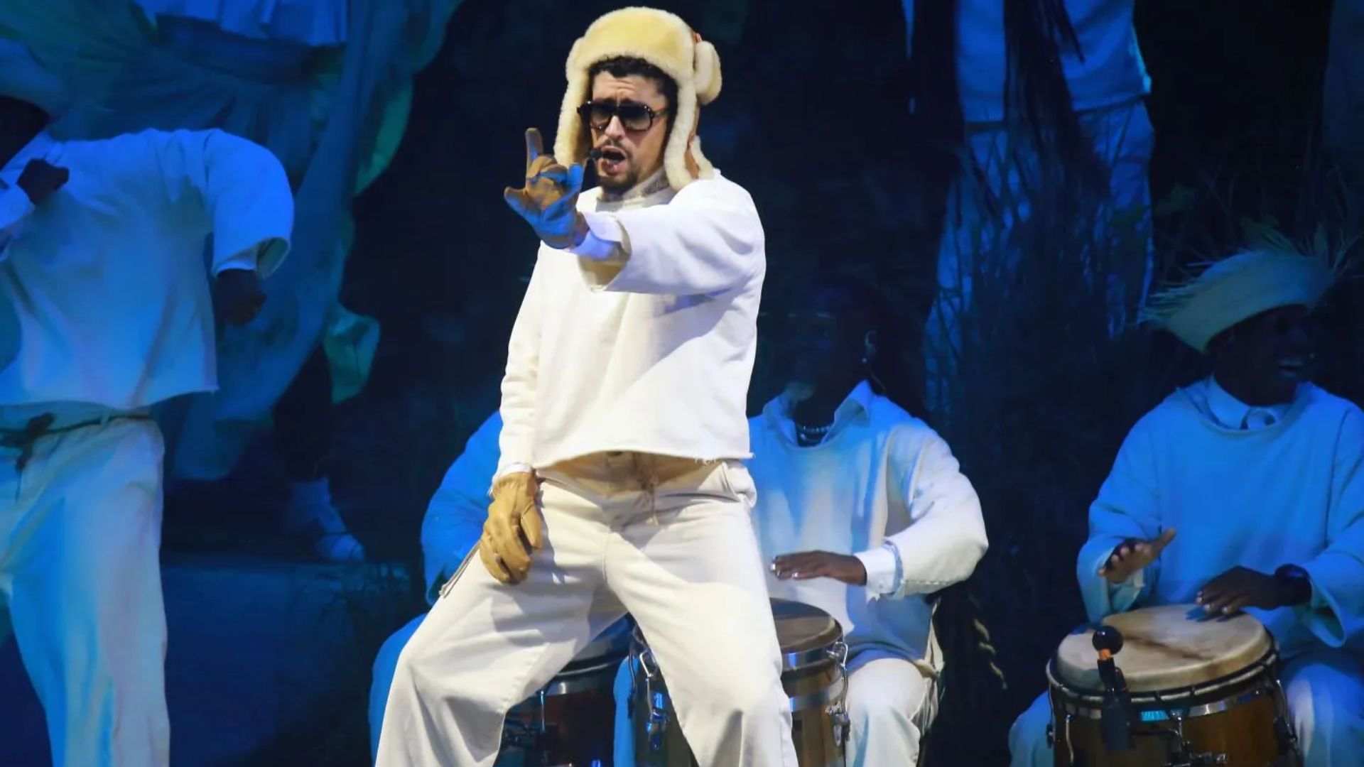 Jay-Z supports Bad Bunny as the Halftime Show performer at Super Bowl LX (Image via Getty)