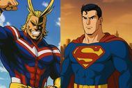 All Might and Superman (Image Credits: Studio Bones, Warner Bros.)