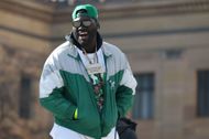 Becton during Philadelphia Eagles Super Bowl Championship Parade - Source: Getty