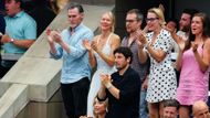 Naomi Watts with Billy Crudup at the US Open 2023 (Getty)