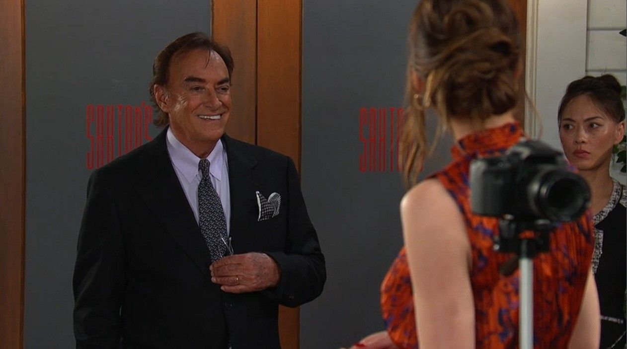 Tony (Thaao Penghlis) made a dramatic entrance. \Image: Peacock
