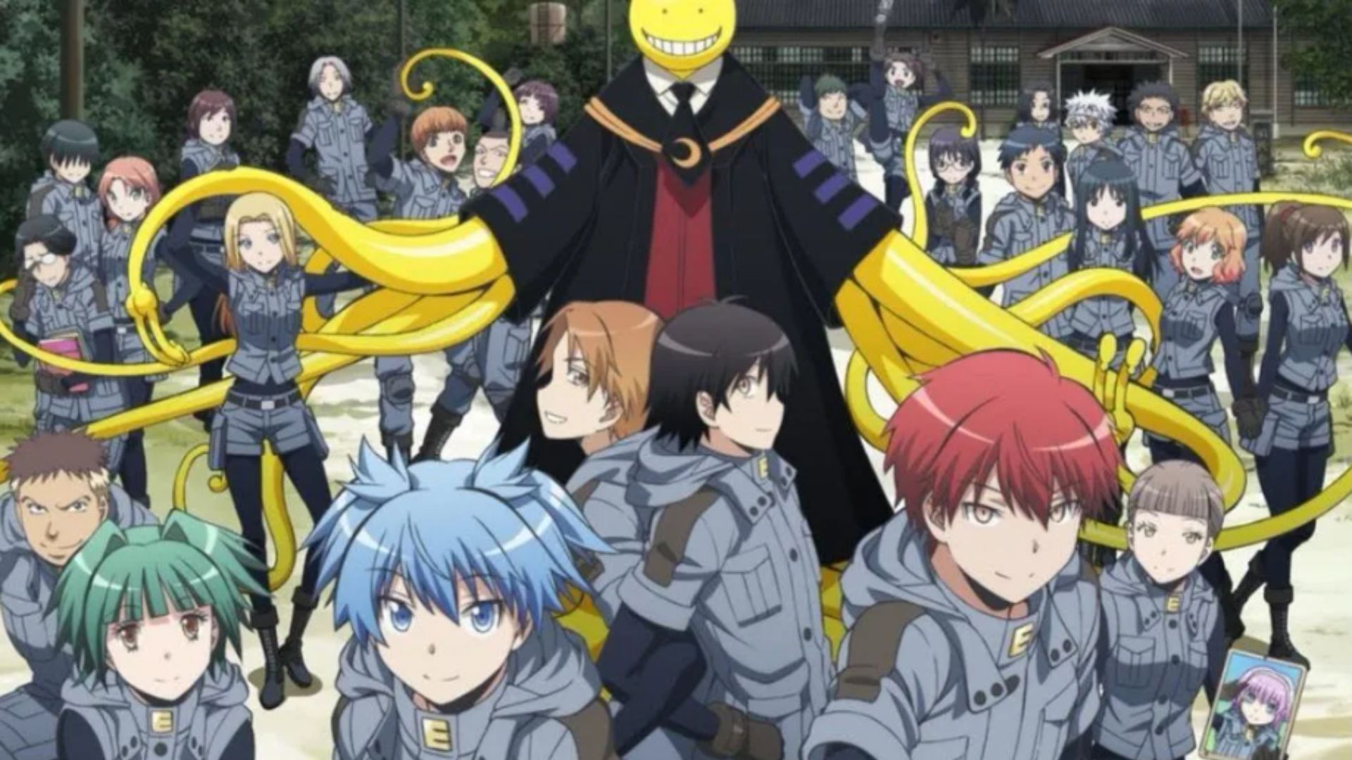 Class 3-E with Koro-Sensei