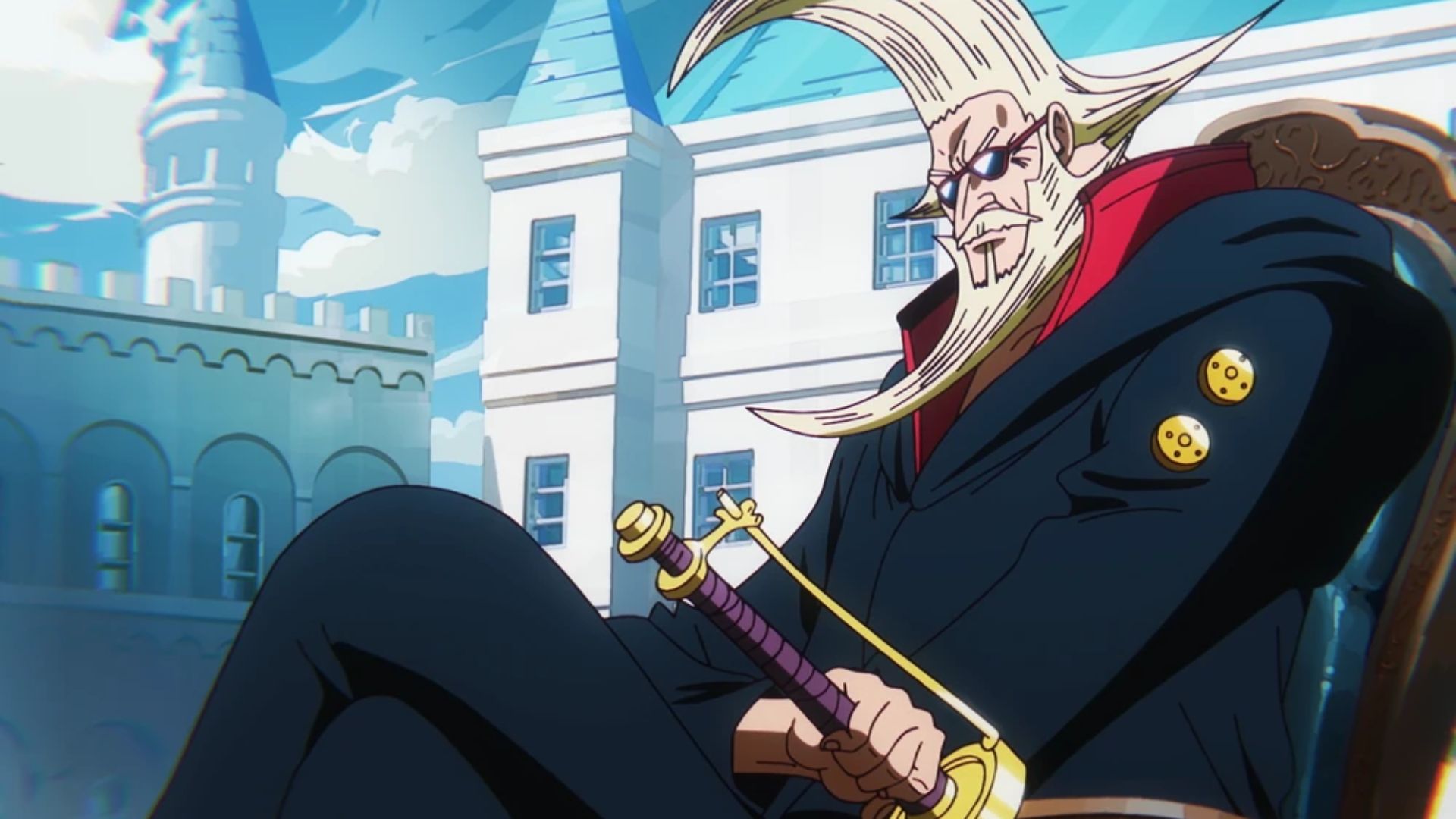 Figarland Garling as seen in One Piece
