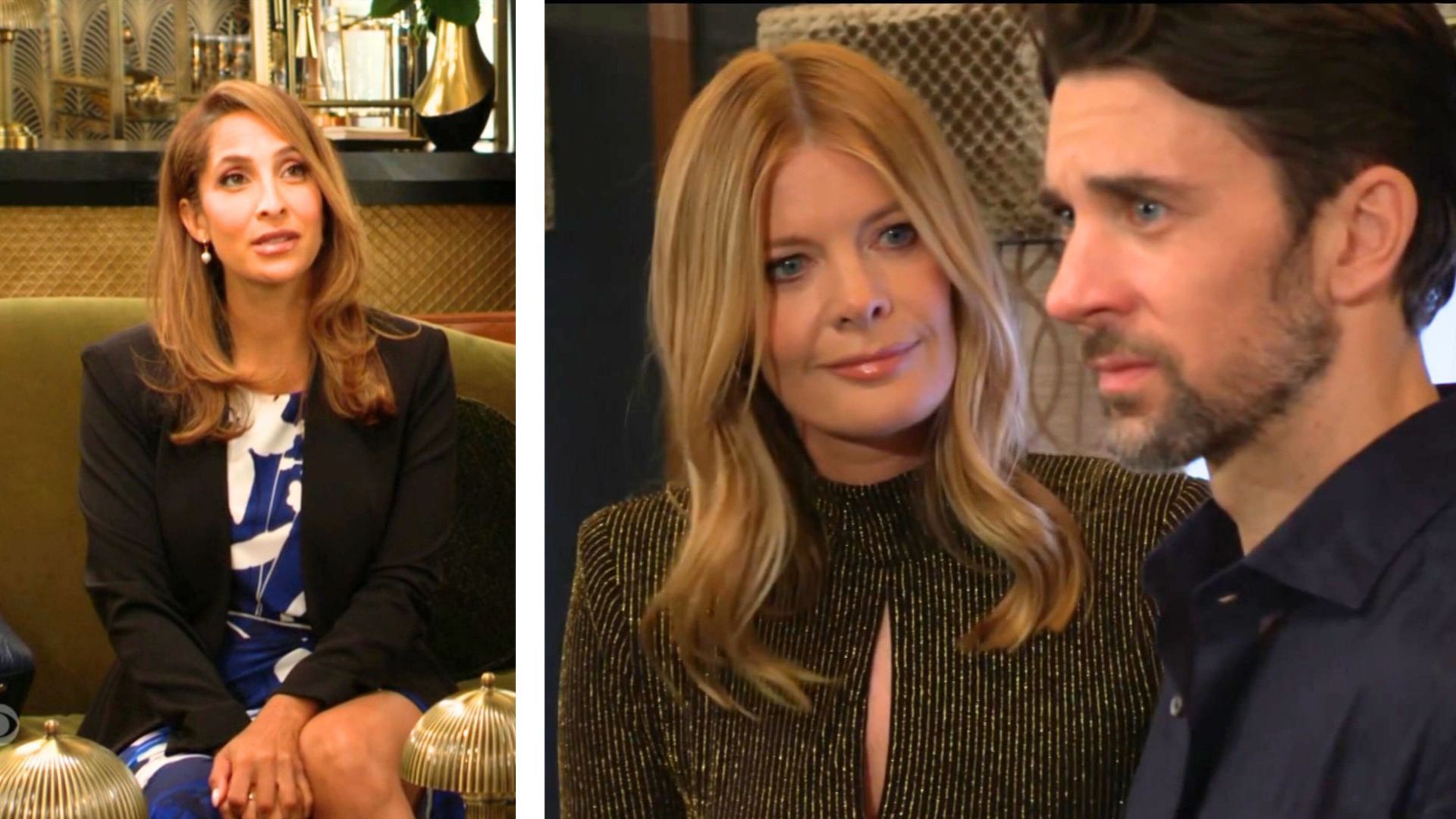 Lily (Christel) may have to fight Phyllis (Michelle Stafford) for Cane (Billy Flynn) on The Young and the Restless | Image: CBS