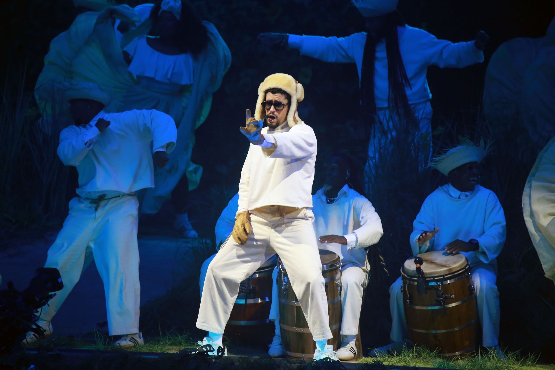 Bad Bunny: &quot;No Me Quiero Ir De Aqui&quot; Residencia En El Choli - Source: Getty