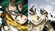 Deku and Shigaraki as seen in anime (Image credit: Studio Bones)