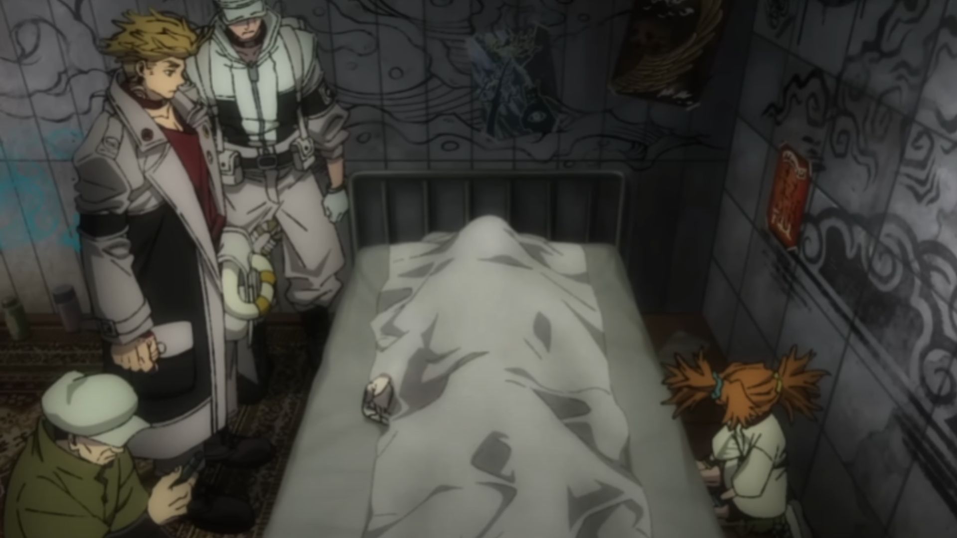 Death of Gob in Episode 9 (Image Source: Studio Bones)