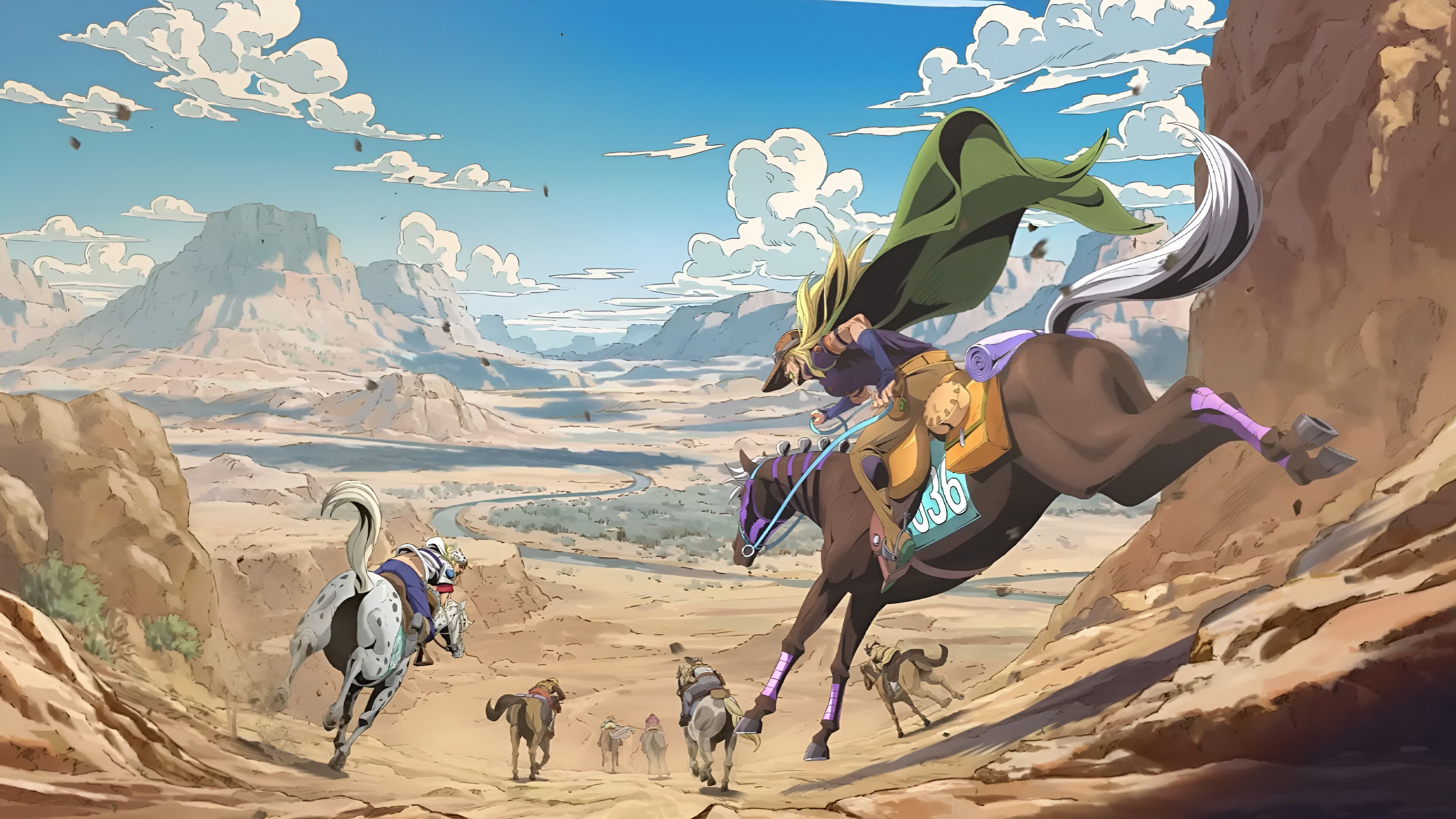 The race begins in JoJo