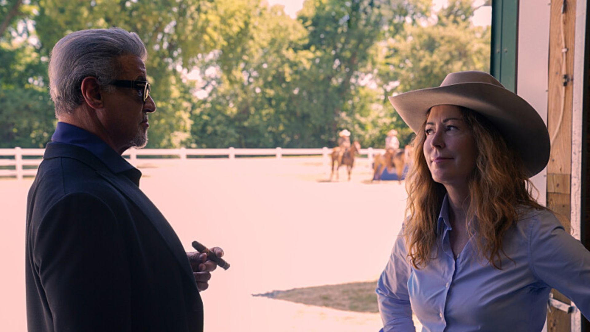 Dwight and Margaret (Image via Paramount+)