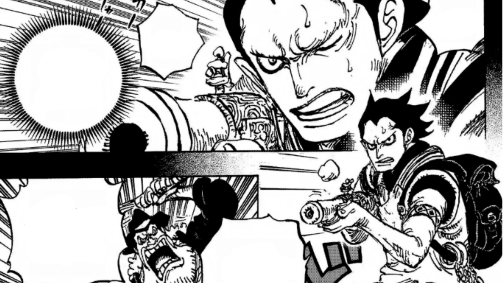 Monkey D. Dragon as seen in manga