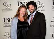 Amy Redford and her first husband Mark Mann at the USC School Of Theatre Inaugural Gala Fundraiser - Source: Getty