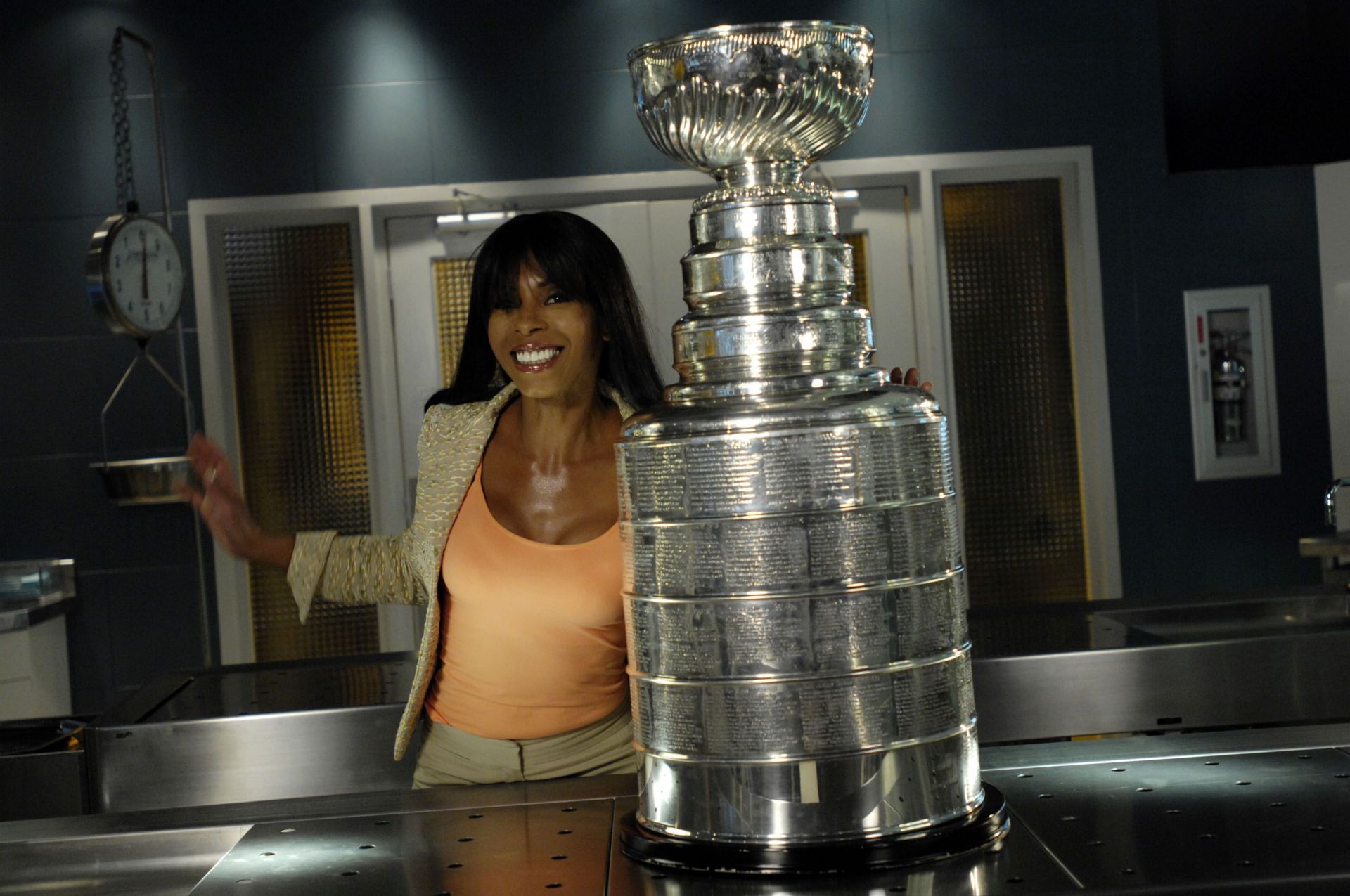 CSI Miami Cast Pose With The Stanley Cup - Source: Getty