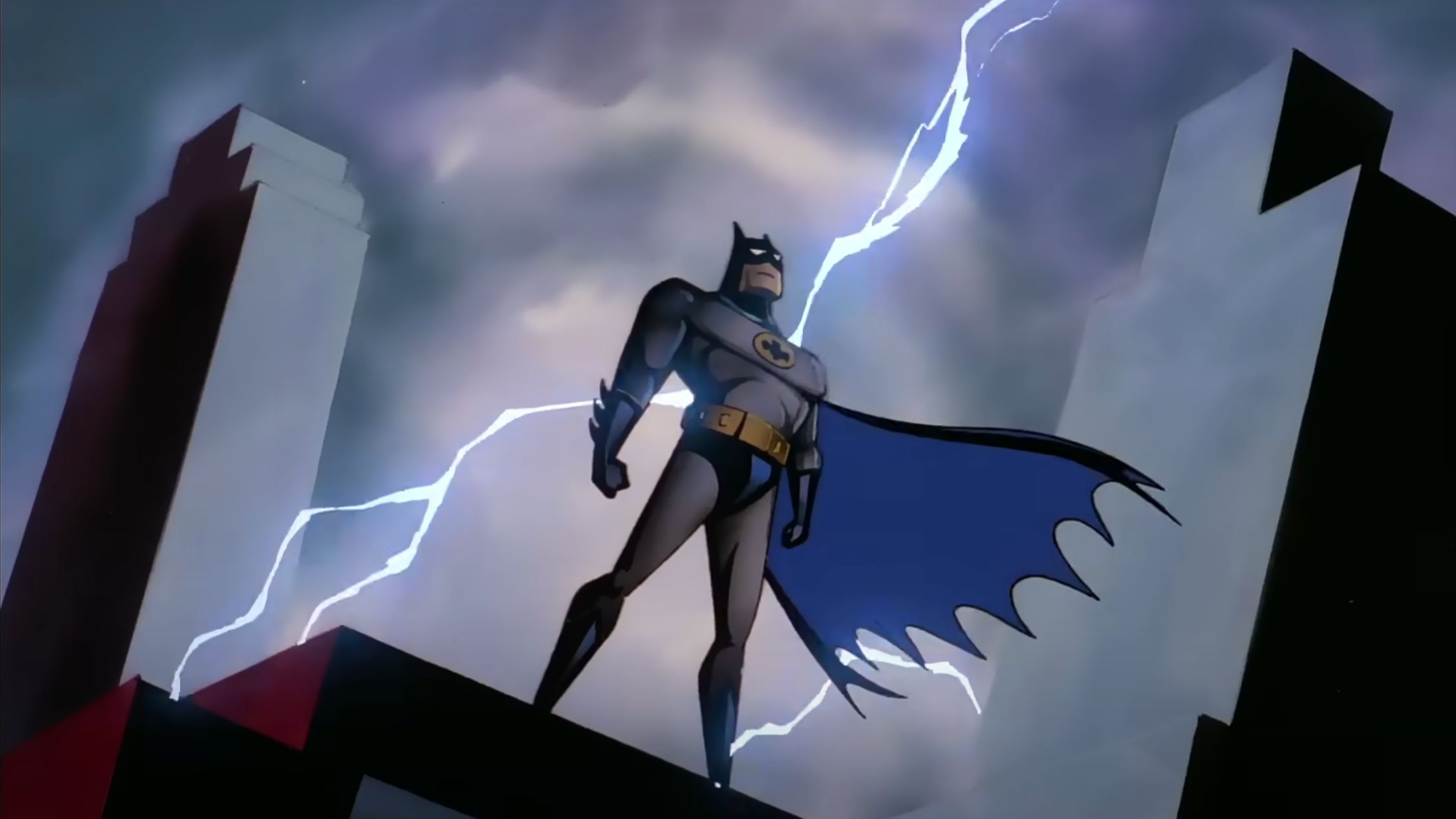 A still from Batman: The Animated Series (Image via YouTube/Warner Bros. Entertainment)