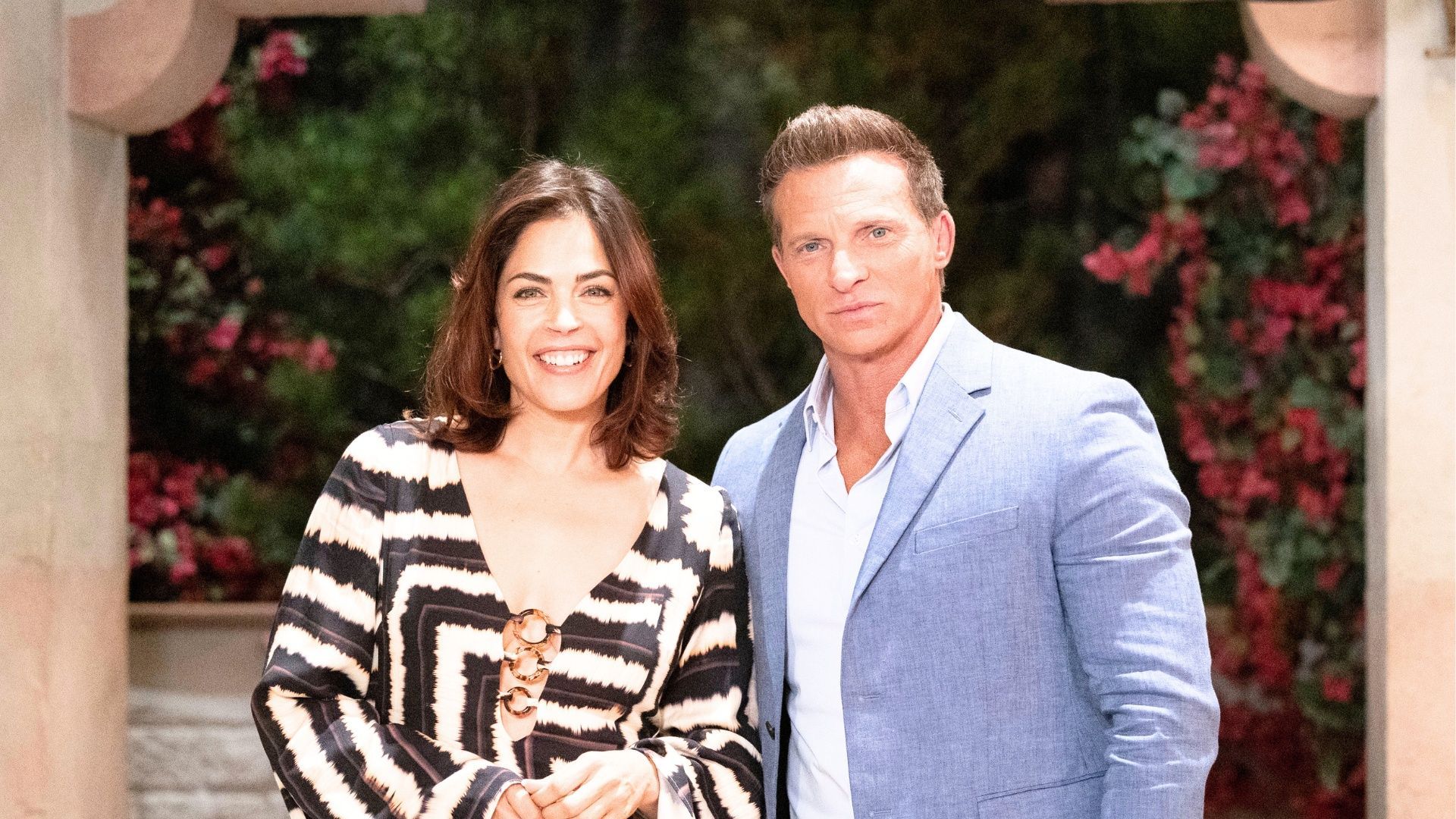 Kelly Thiebaud (Britt) and Steve Burton (Jason) sizzle on screen on General Hospital | Image: Disney/Christine Bartolucci