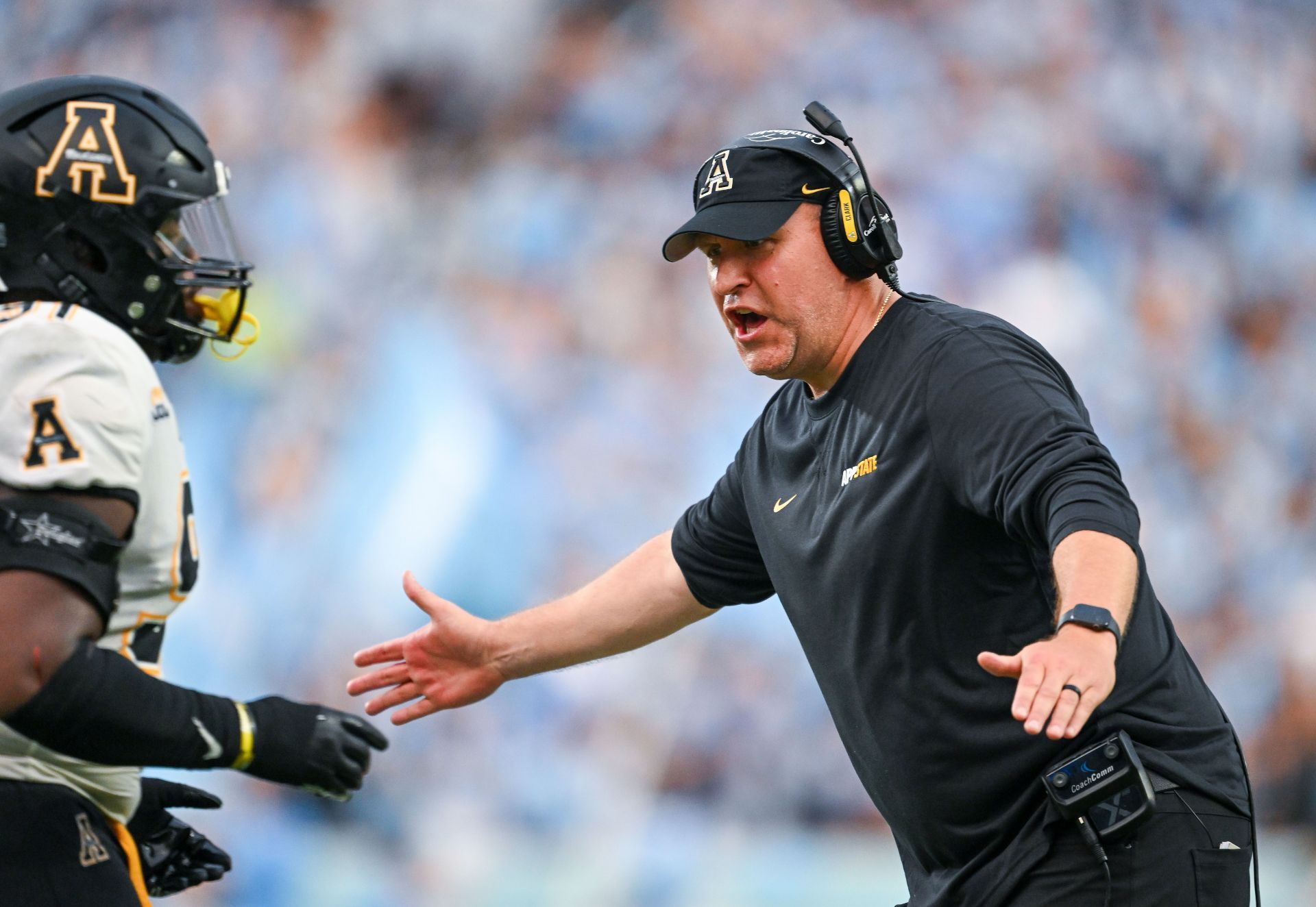 Shawn Clark at Appalachian State v North Carolina game - (Image via Getty)