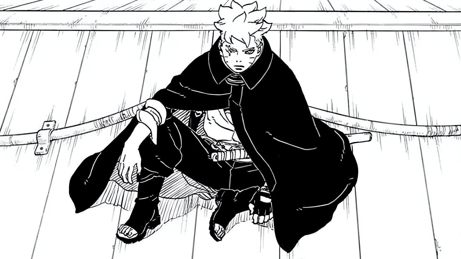 Boruto Uzumaki as seen in the manga