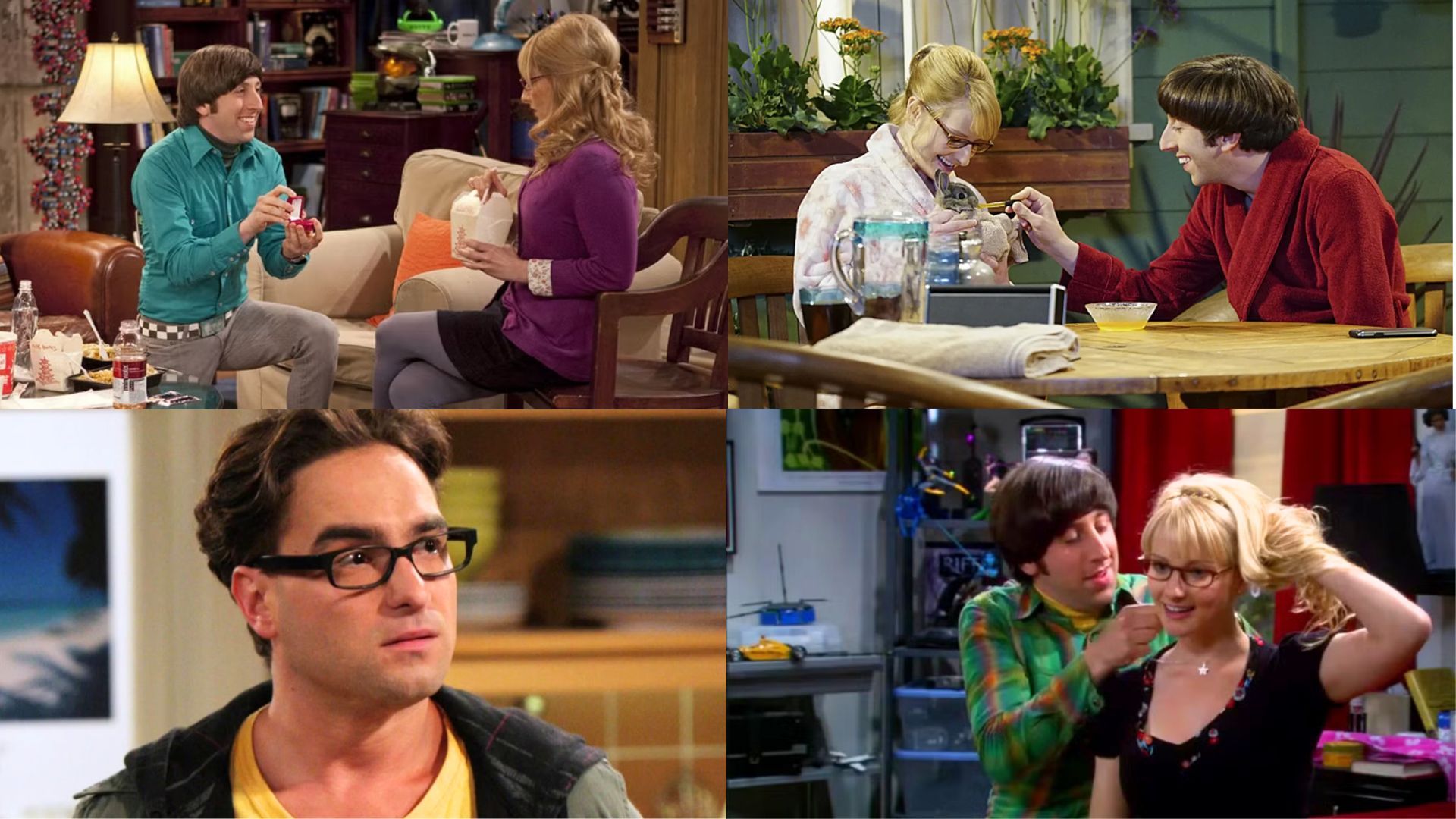 Bernadette moments from The Big Bang Theory | Images via Netflix 