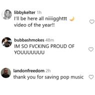 Fans react to Here All Night. (Image via Instagram/@ddlovato)