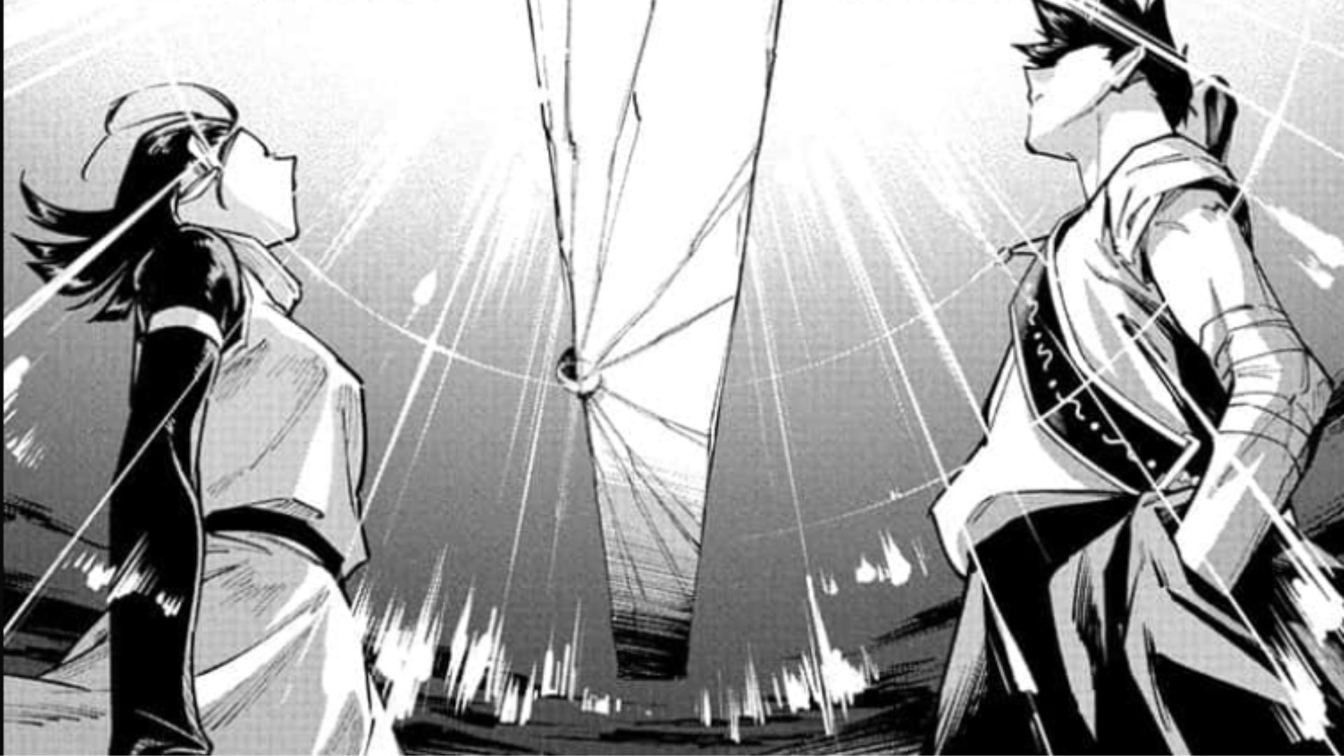 Yuka and Tsurugi, as seen in Jujutsu Kaisen Modulo Chapter 2 (Image Source: Shueisha)