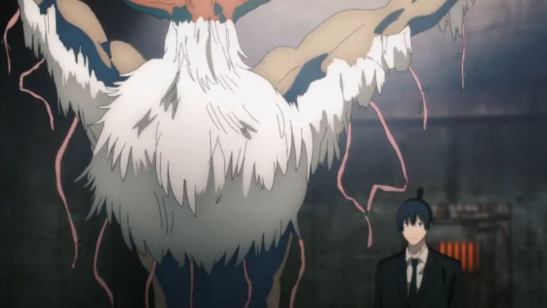 Aki makes contact with the Future Devil (Image Source: MAPPA Studio)