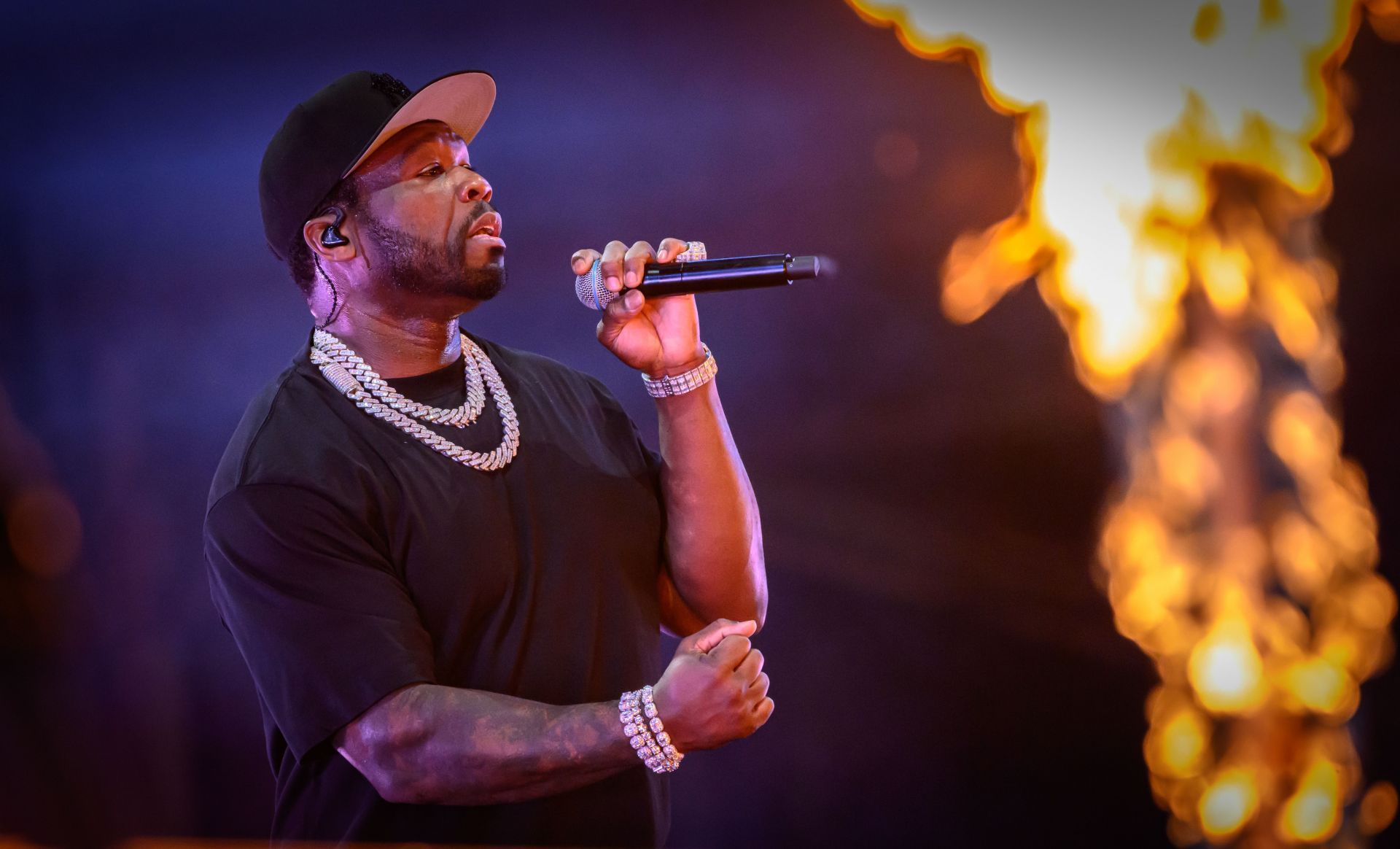 50 Cent X Mary J. Blige X A Boogie Wit Da Hoodie Perform At Tottenham Hotspur Stadium - Source: Getty