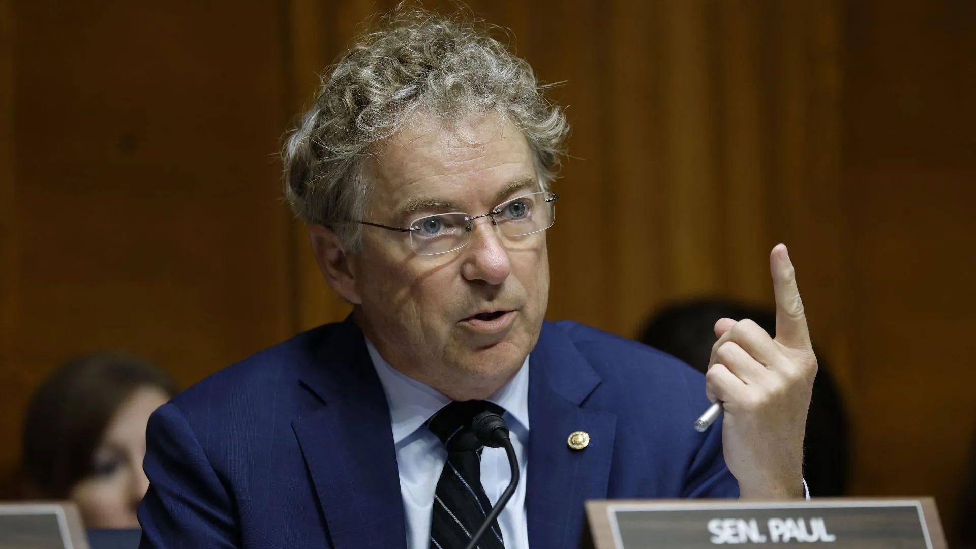 Sen. Ran Paul criticizes FCC chair Brendan Carr (Getty via Soap Central CMS - Resized on Canva)