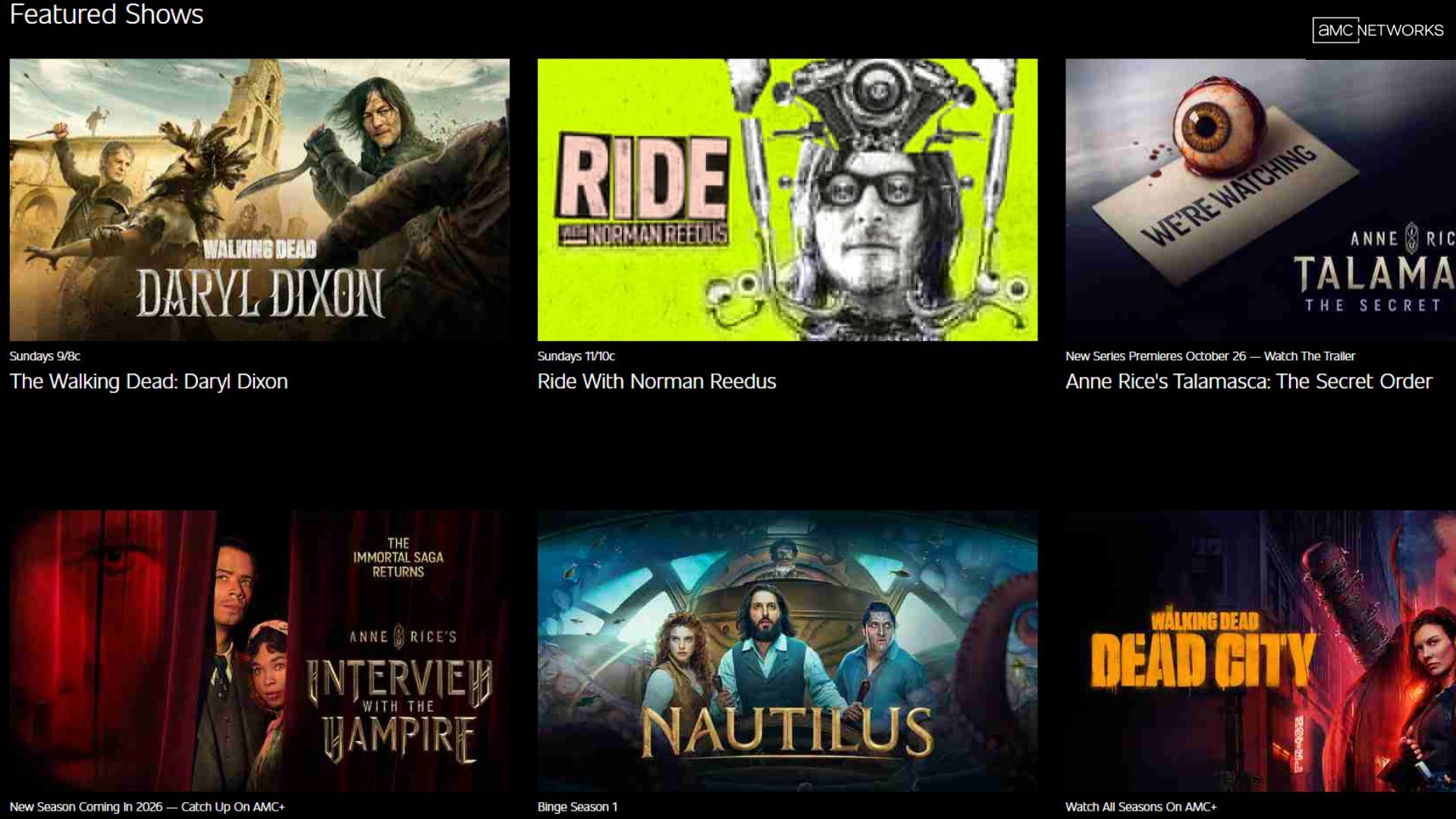 AMC Networks Shows (Image via AMC)