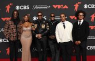 Rhymes with his children at the 2025 MTV Video Music Awards - Arrivals - Source: Getty