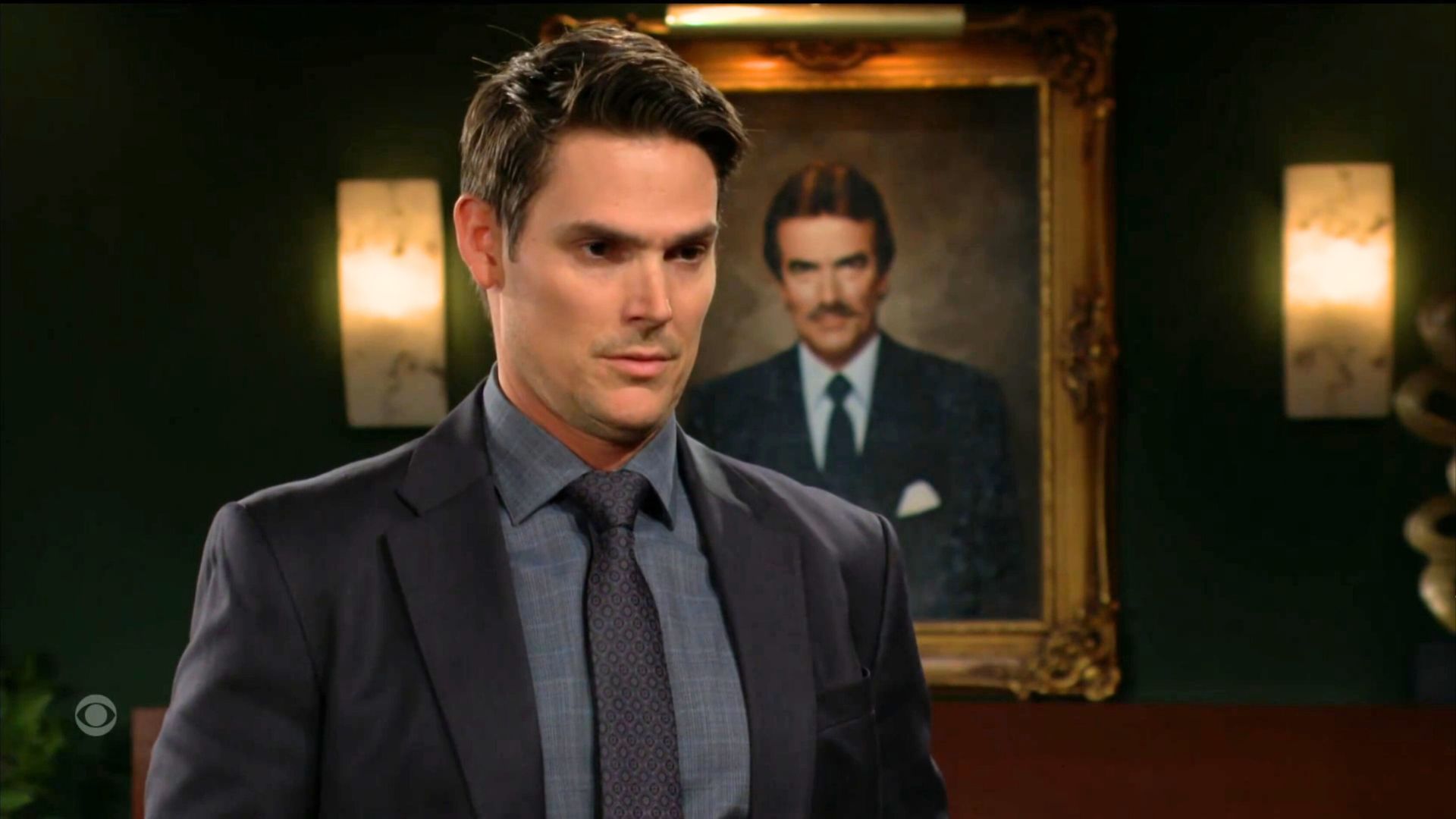 Adam (Mark Grossman) wants Victor (Eric Braeden) to use AI technology on The Young and the Restless | Image: CBS