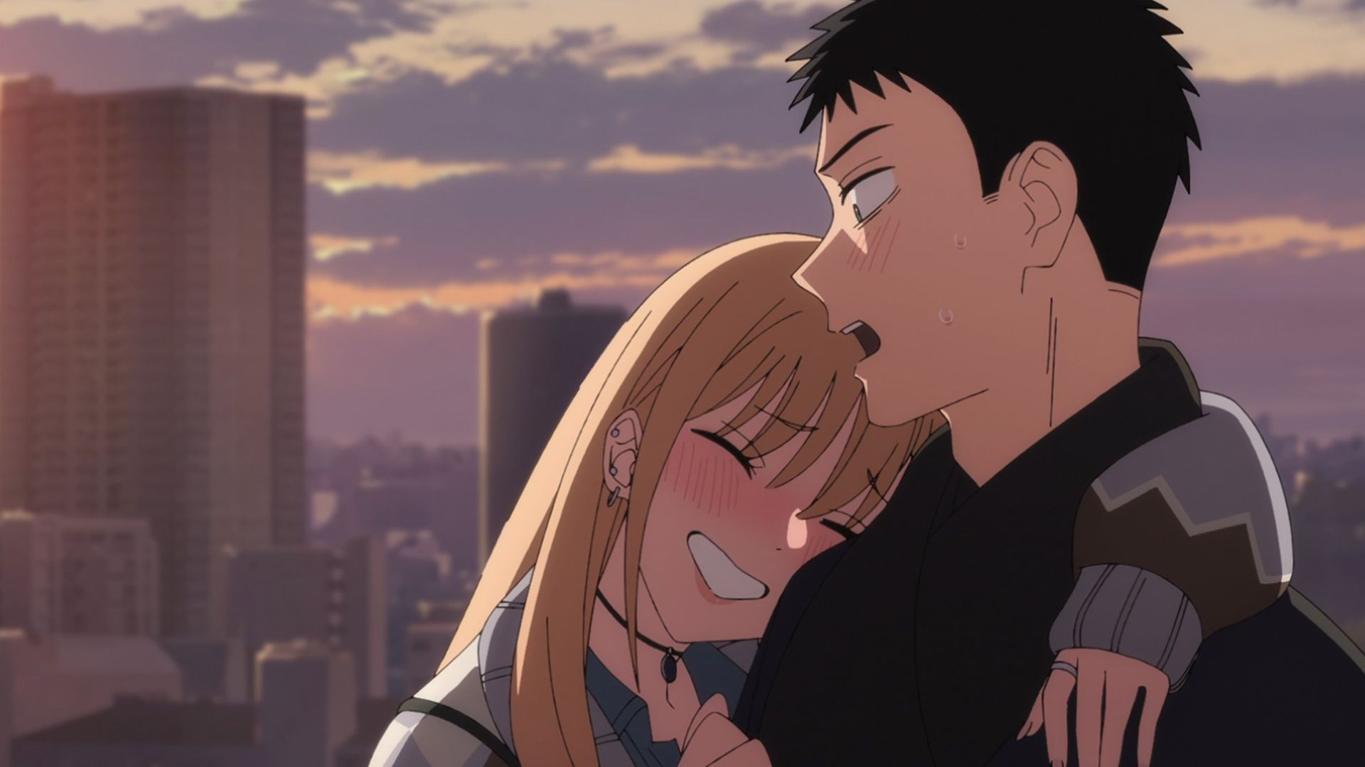 Marin and Gojo as seen in My Dress-Up Darling anime (Image credit: Cloverworks)