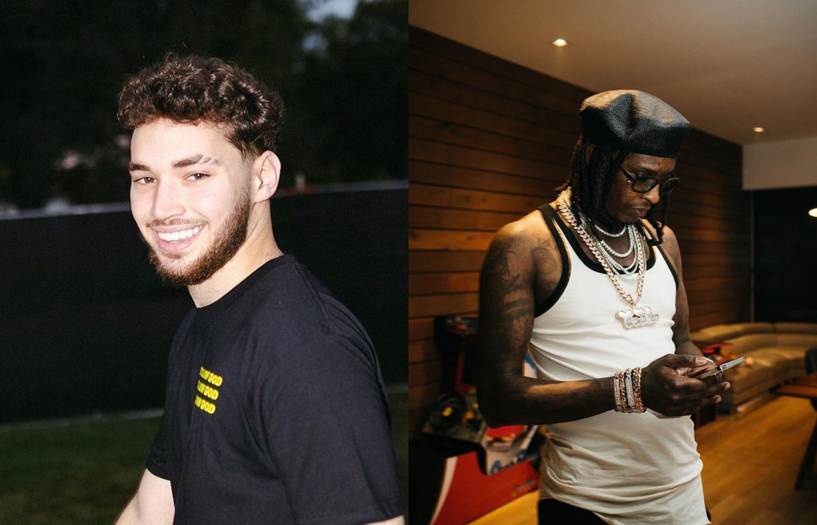 Internet reacts to Adin Ross announcing livestream with Young Thug on September 7