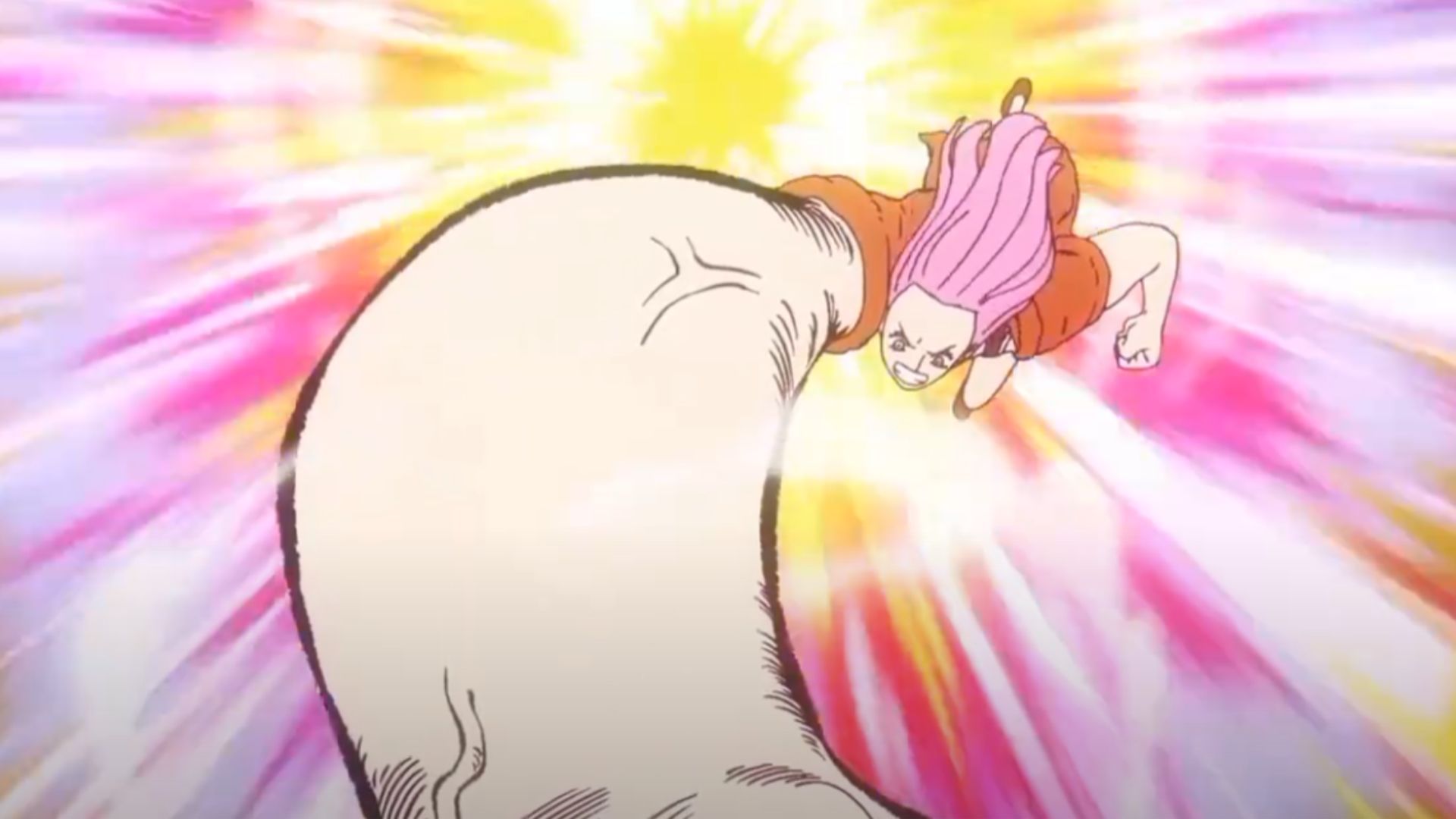 Bonney&#039;s first use of the Age Age Fruits power in the series (Image Source: Toei Animation)