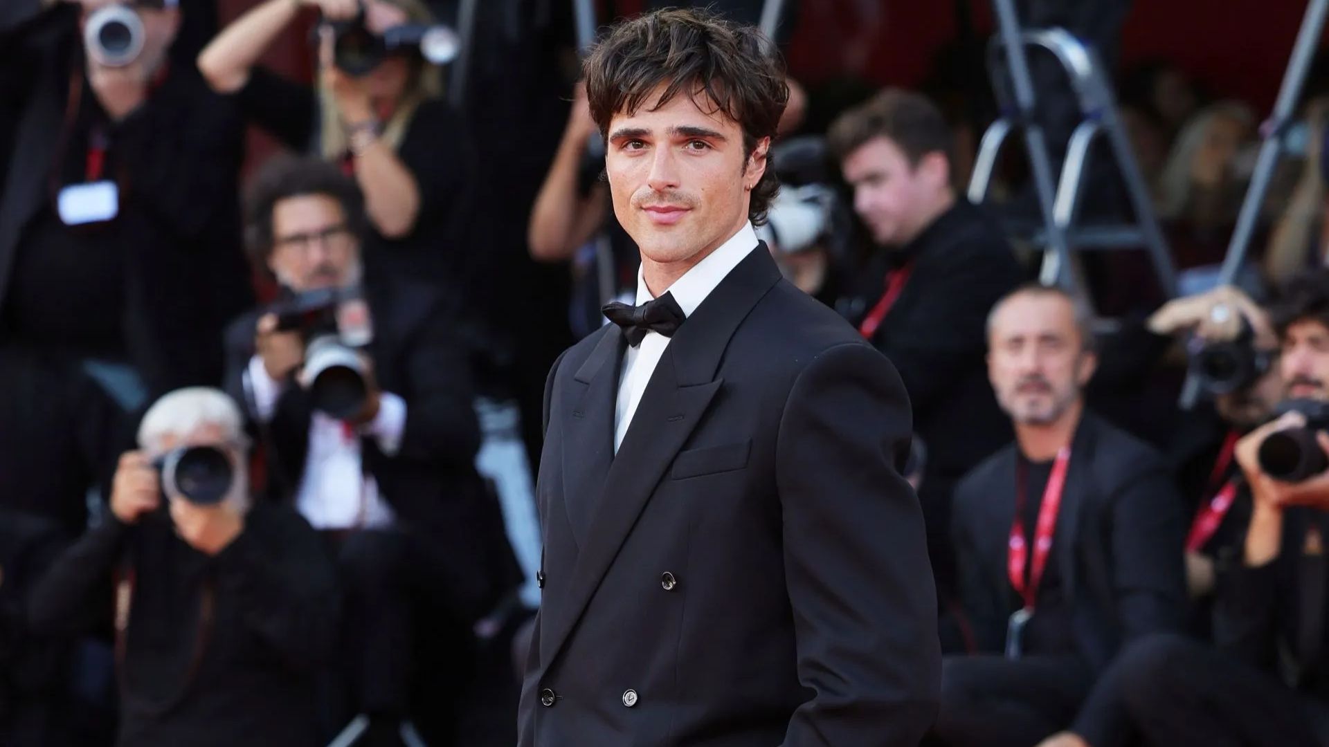 Jacob Elordi at the TIFF 2025 premiere of his film, Frankenstein (Getty via Soap Central CMS - Resized on Canva)