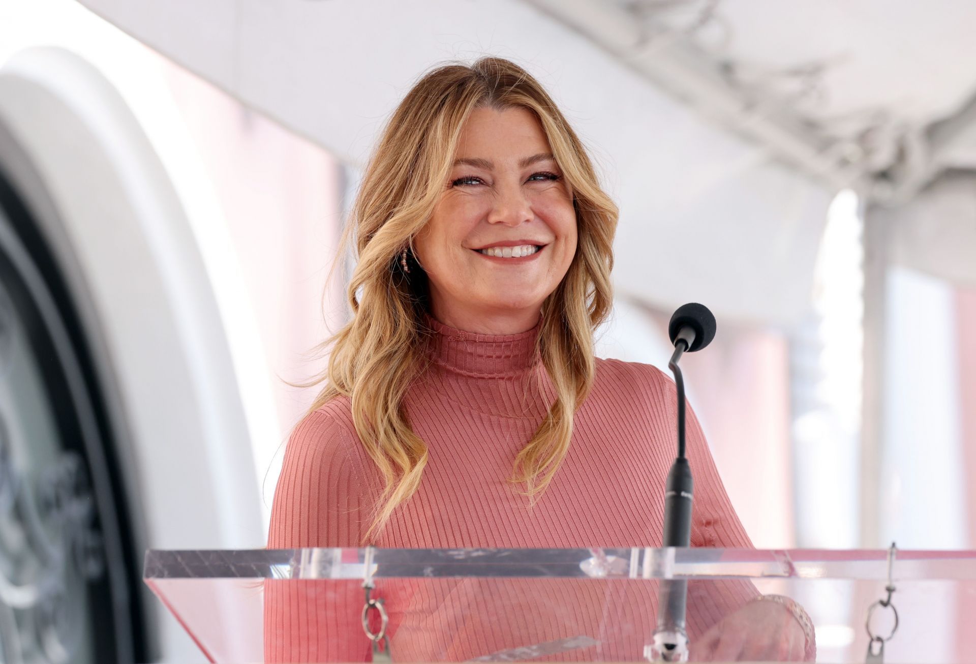 Actress/Producer Ellen Pompeo Honored With Star On The Hollywood Walk Of Fame - Source: Getty
