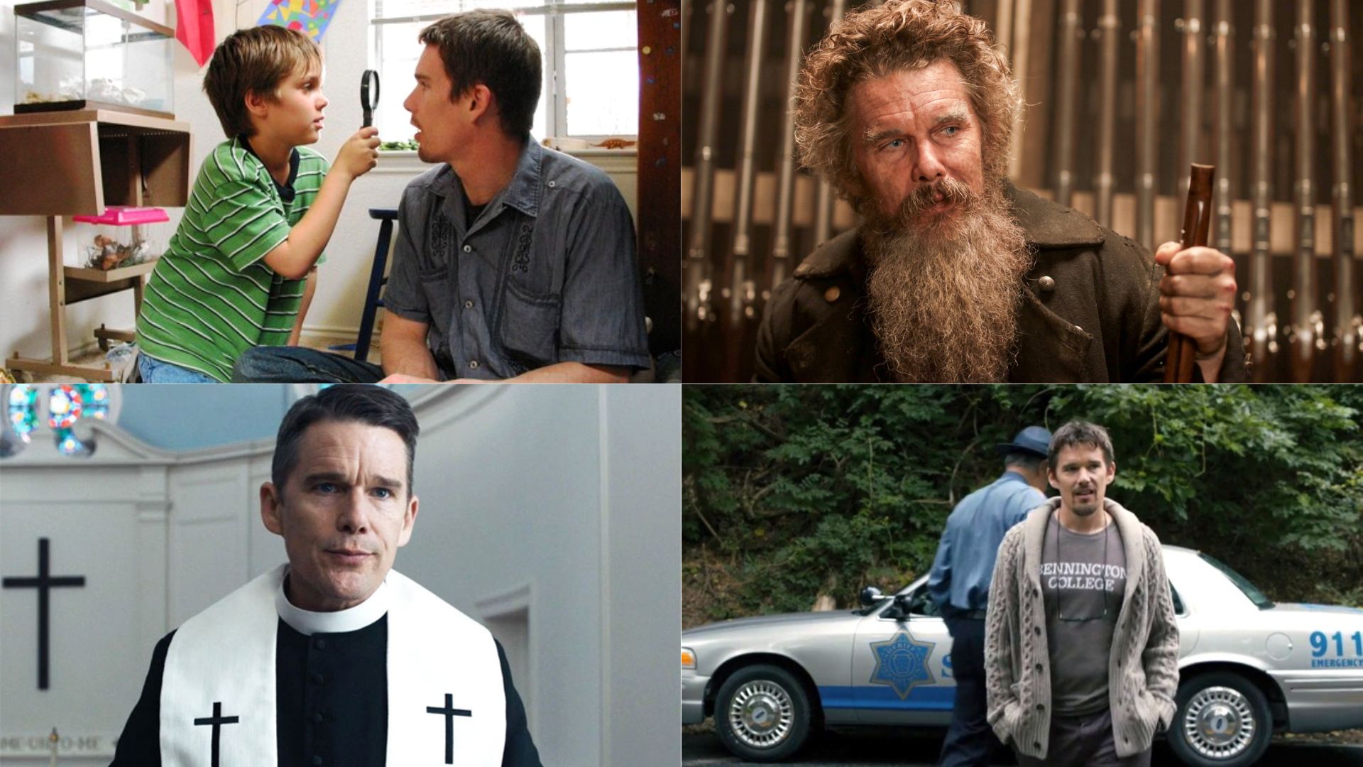 Movies and TV show of Ethan Hawke | Images via Apple TV