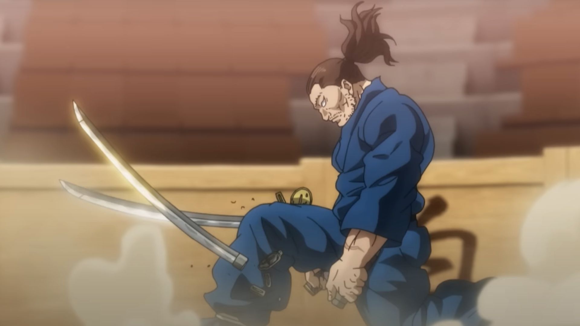 Miyamoto Musashi as seen in the underground arena (Image Source: TMS Entertainment)