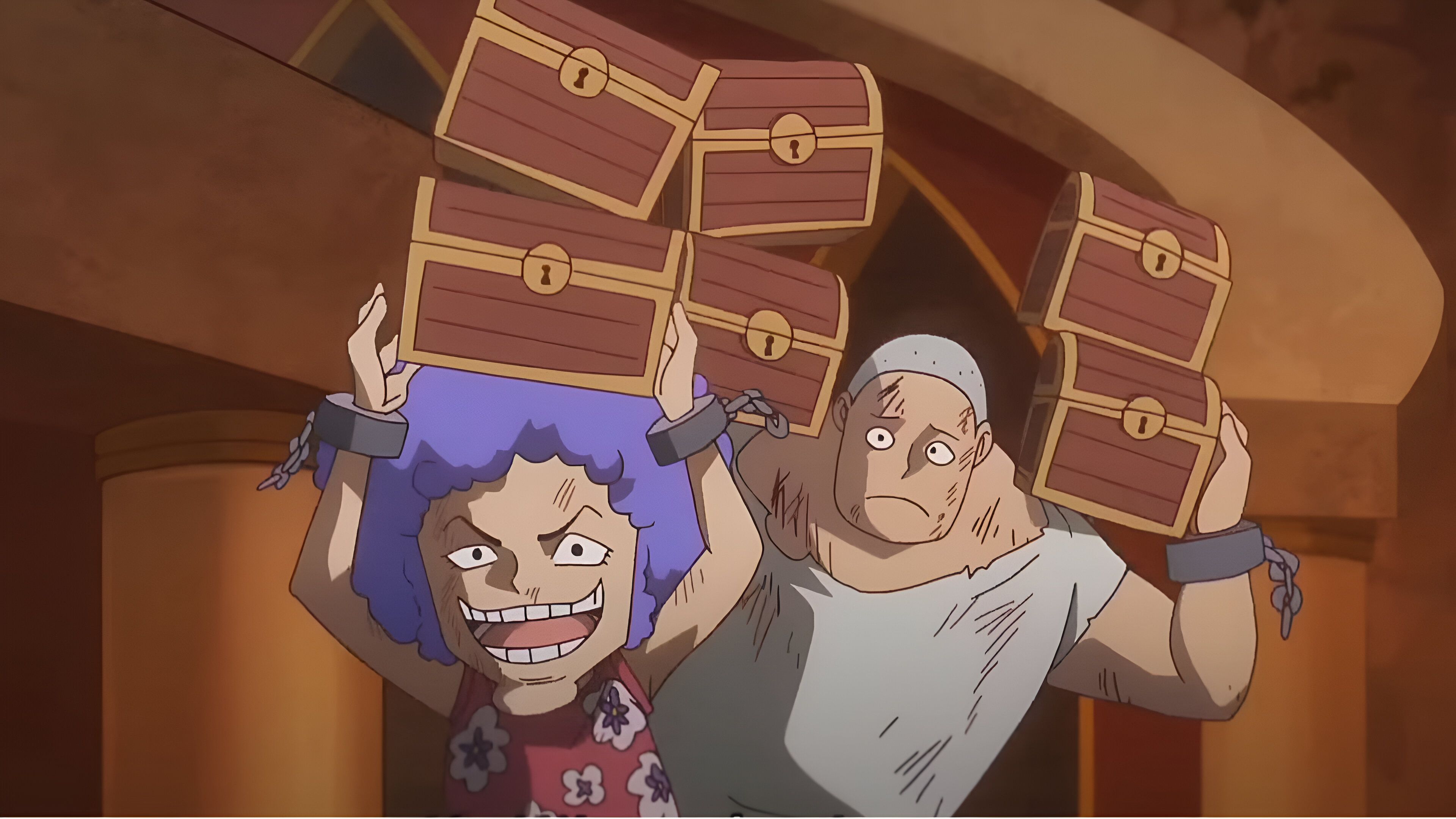Ivankov and Kuma steals six prize treasure during the God Valley Incident 