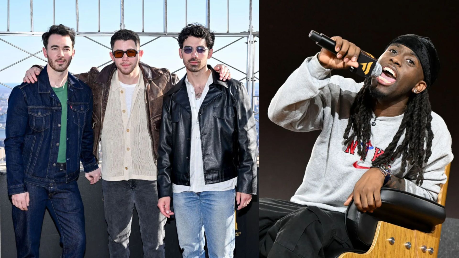 Fans in frenzy as Jonas Brothers joins Kai Cenat as guest in Mafiathon 3 (Image via Getty)