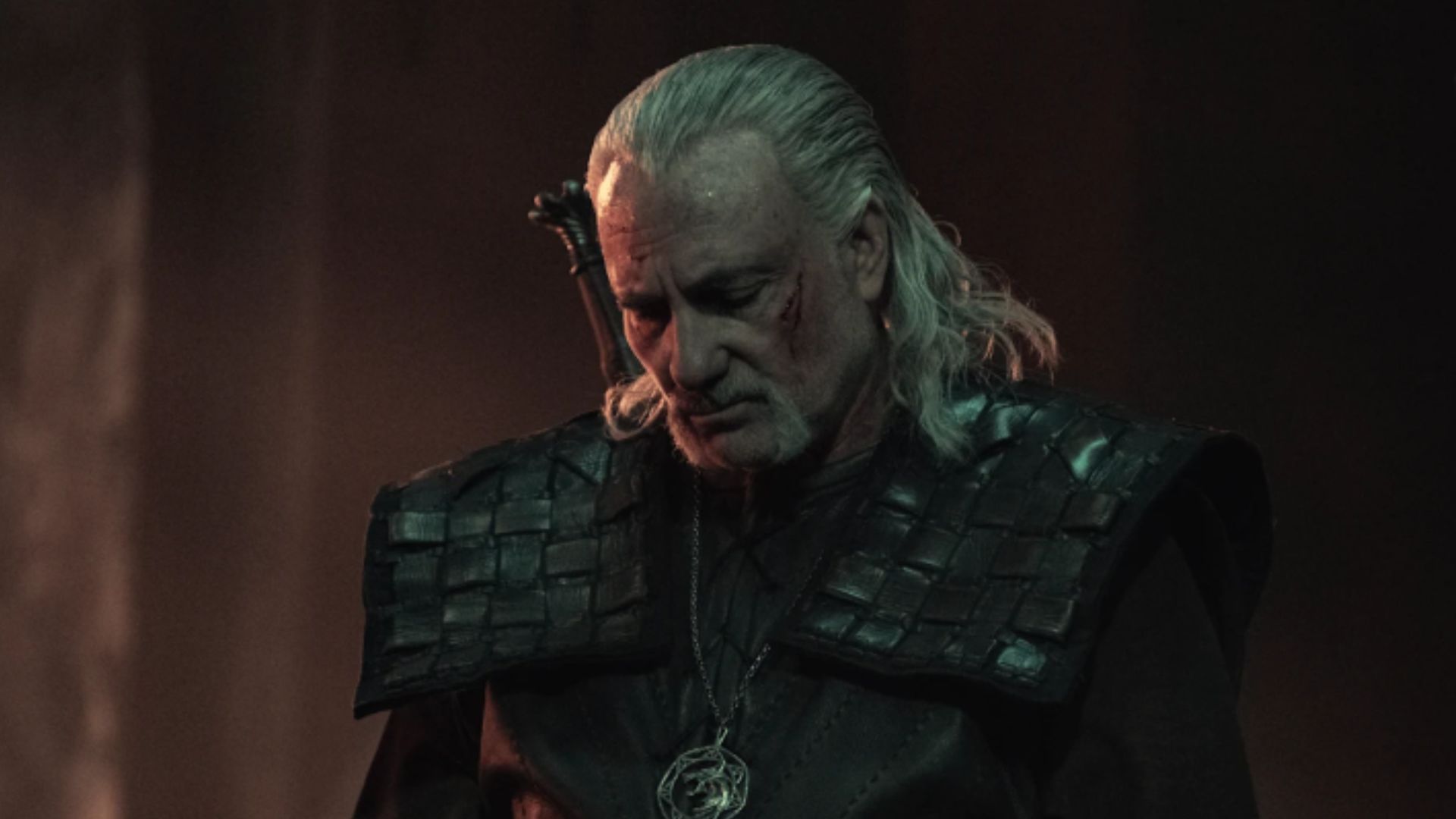 Kim Bodnia as Vesemir (Image via Netflix)