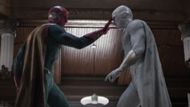Wanda's Vision and the White Vision (Image via Disney)