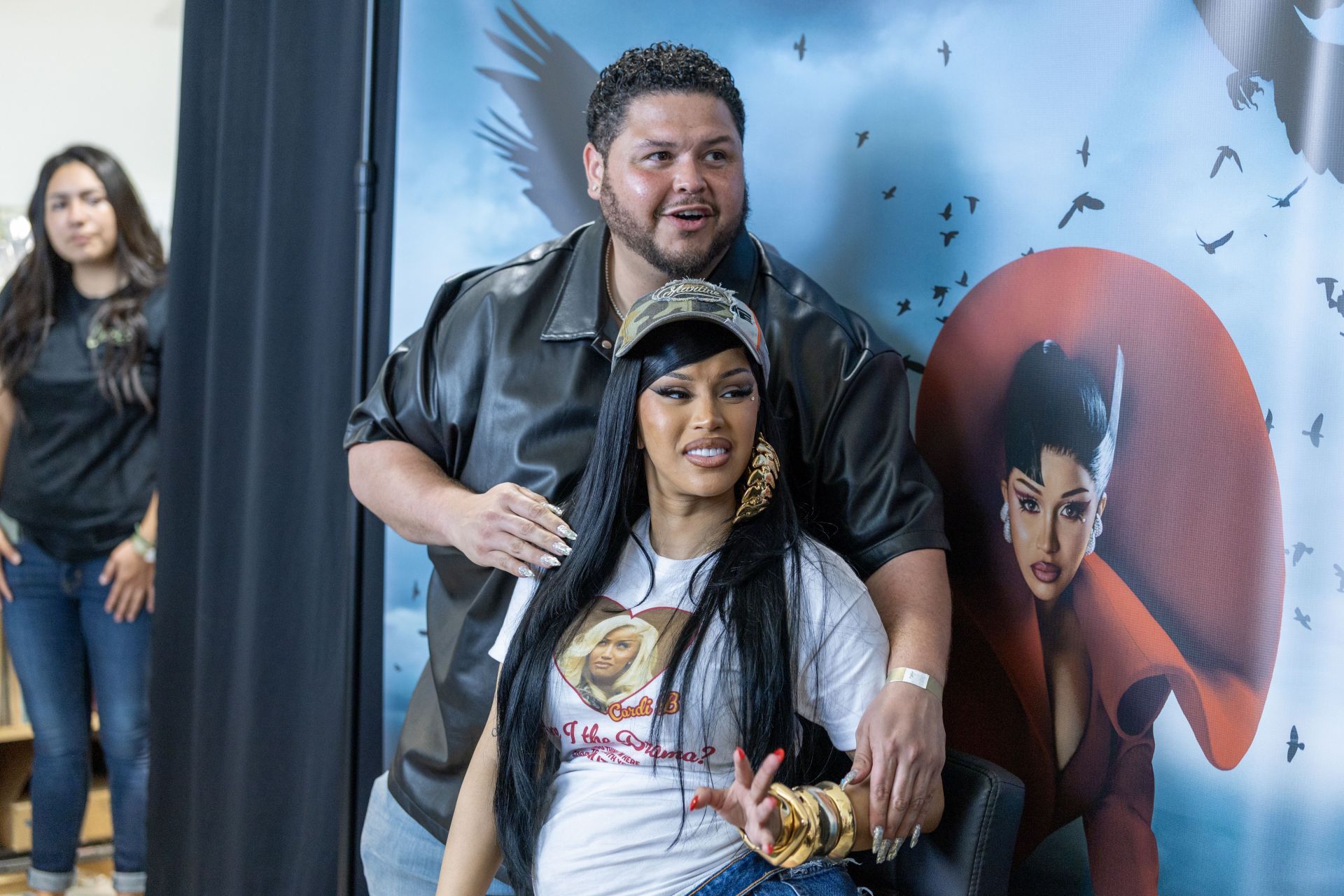 Cardi B attends an in-store signing/meet and greet at Fingerprints Music in Long Beach - Source: Getty