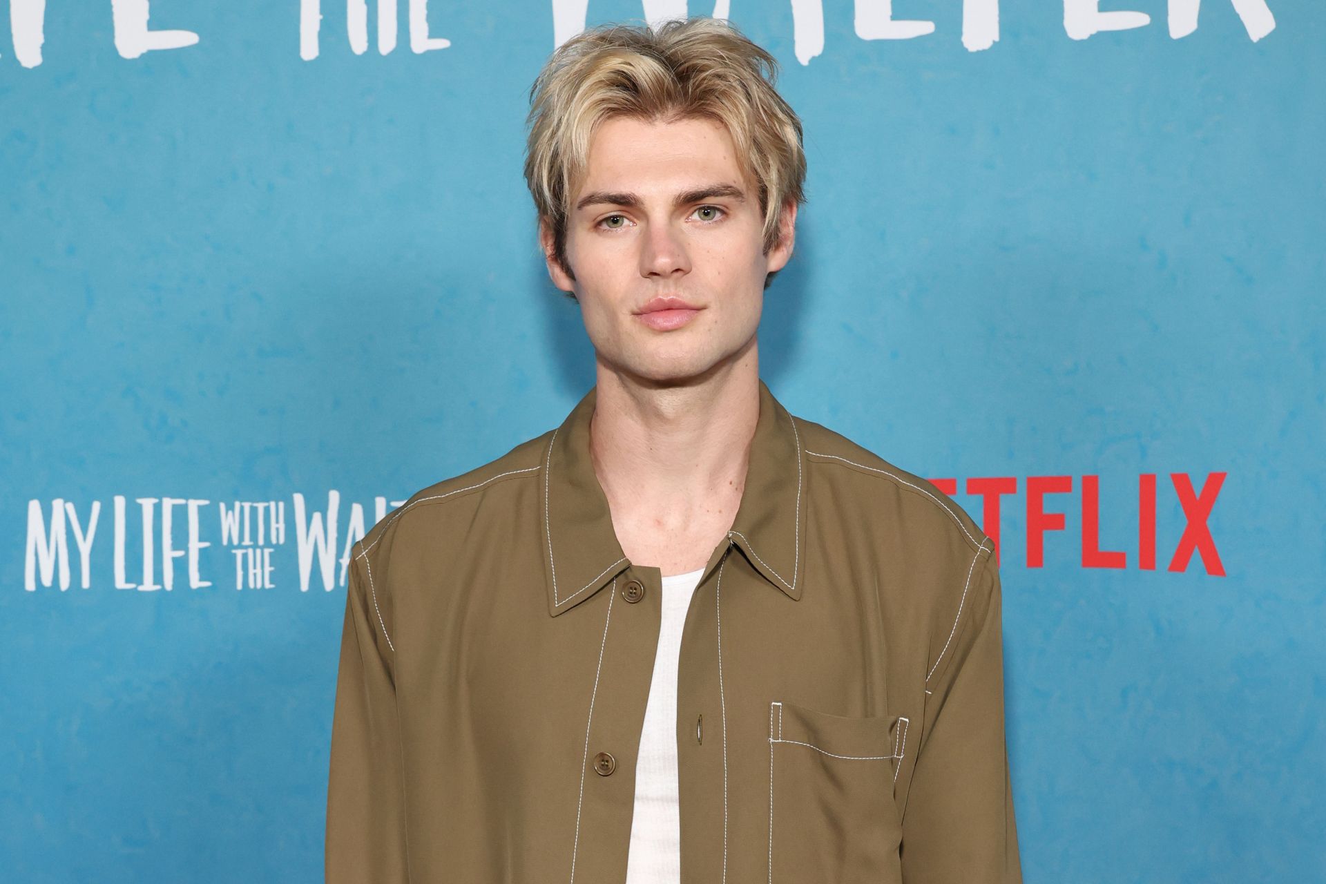 Noah LaLonde at Netflix&#039;s &quot;My Life With The Walter Boys&quot; photo call in New York | Image via: Getty