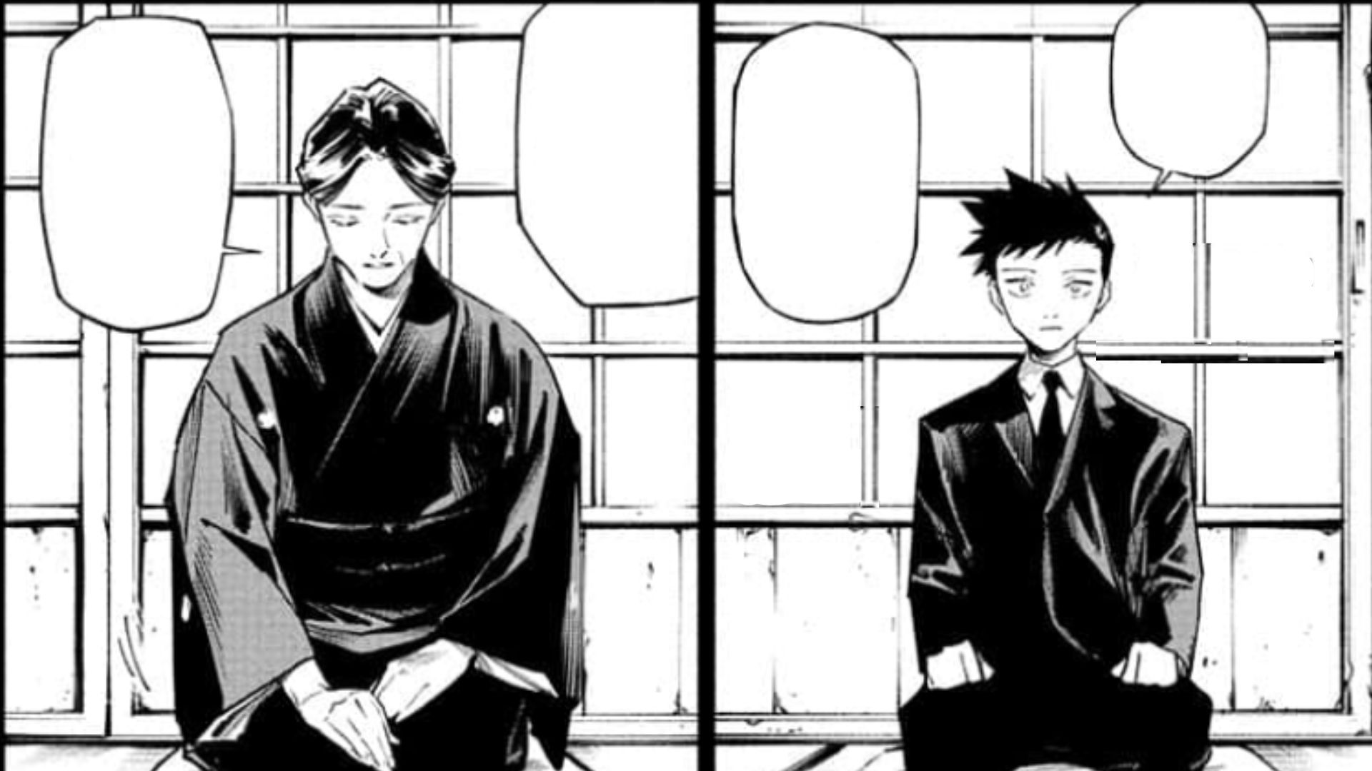 Tsurugi Okkotsu and his mother as seen in manga