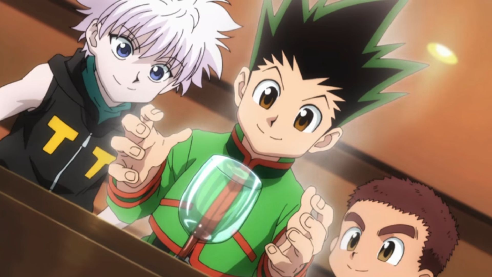 Water divination test to know one&#039;s Nen type (Image Source: Studio Madhouse)