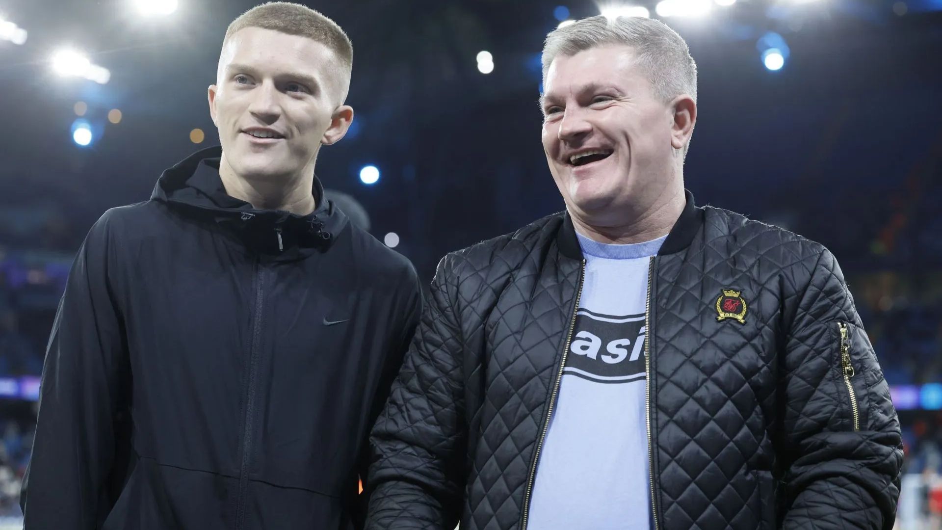 Ricky Hatton and son, Campbell (Getty via Soap Central CMS - Resized on Canva)