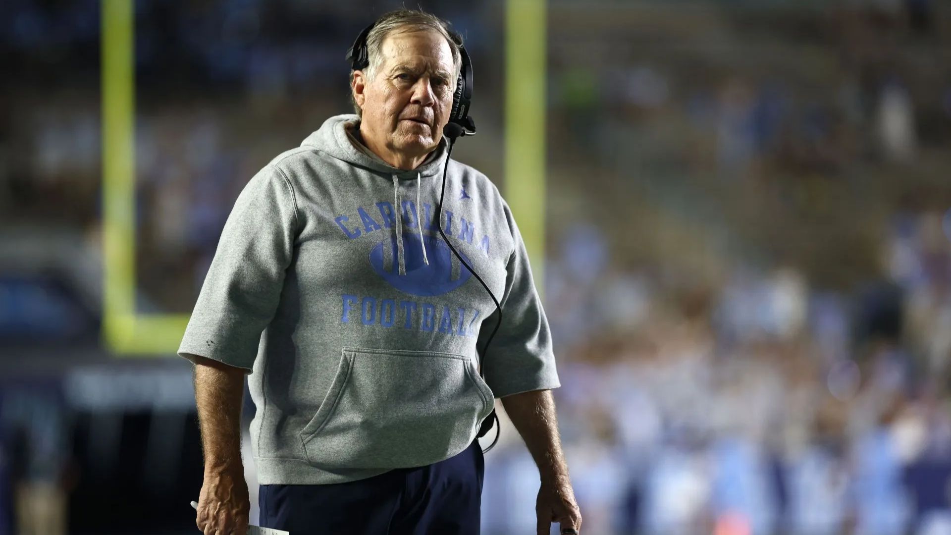 Bill Belichick UNC debut (Getty via Soap Central CMS - Resized on Canva)
