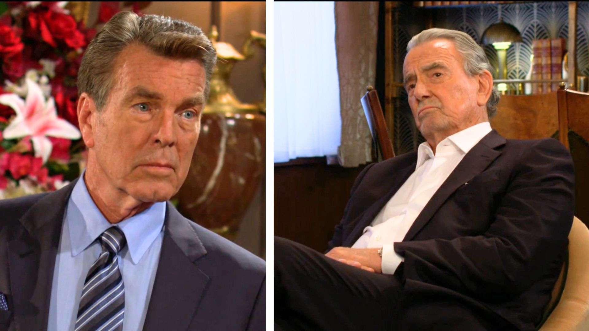 Jack (Peter Bergman) believes an alliance with Victor (Eric Braeden) can bring down Cane on The Young and the Restless | Image: CBS