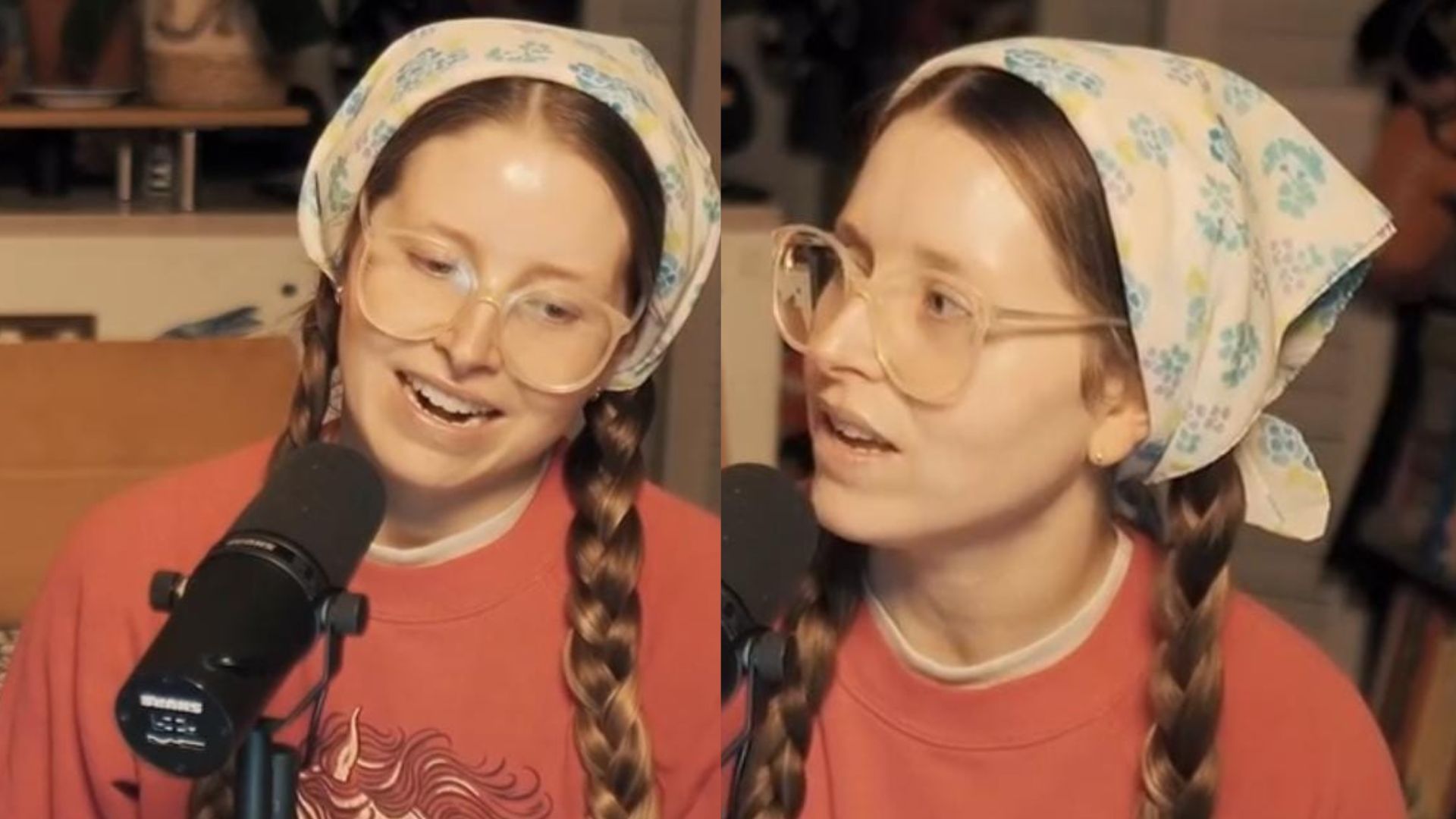 Jessie Cave speaks on the  &quot;Before we break up again&quot; podcast hat she hosts with Comedian Aflie Brown and actress (Image via Instagram/@beforewebreakupagain)