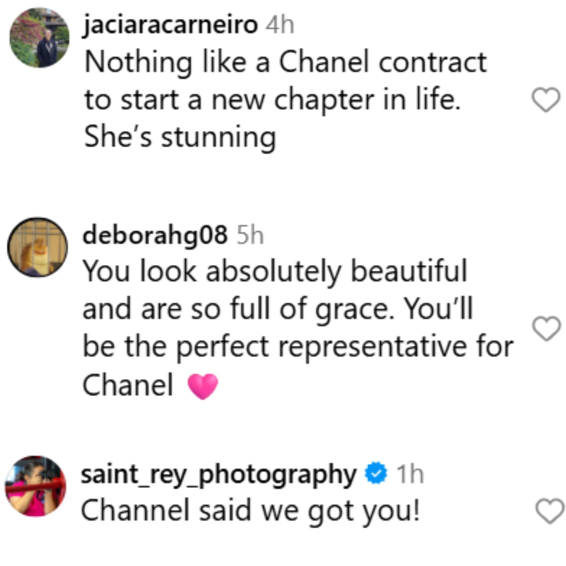 Fans react to Vogue&#039;s post. (Image via Instagram/@voguemagazine)